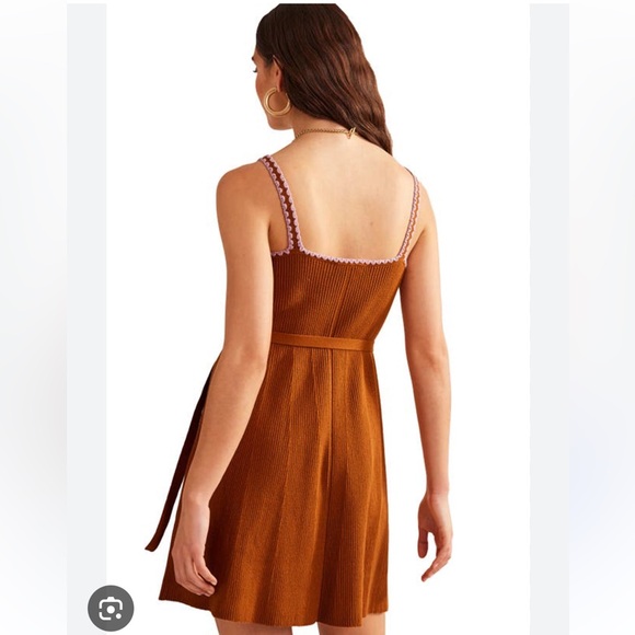 BODEN knit dress with crochet trim - Picture 3 of 9